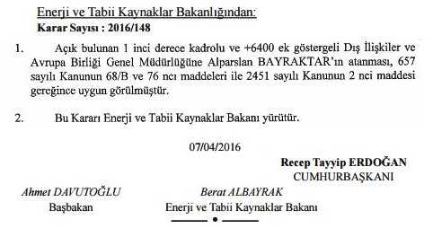 Alparslan_Bayraktar_atama_kararı