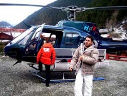 Uzungöl'e Helikopter Desteği