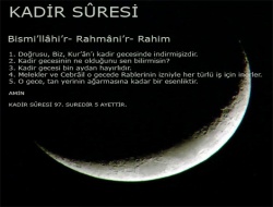 Bu Gece Mübarek Kadir Gecesi