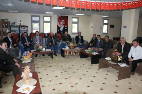 Çaykara’da Bayramlaşma yapıldı