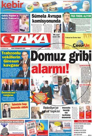 Çaykara’da Domuz Gribi Şüphesi