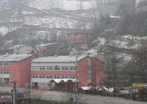 Kar Yağışı Başladı.
