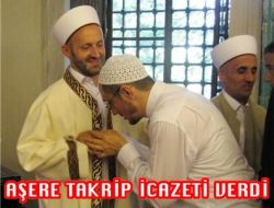 Ali Şahin Hoca İcazet verdi