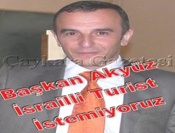 İsrailli Turist İstemiyoruz