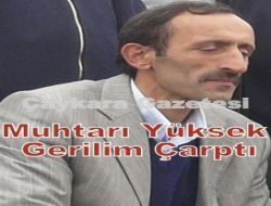Muhtarı Elektrik Çarptı