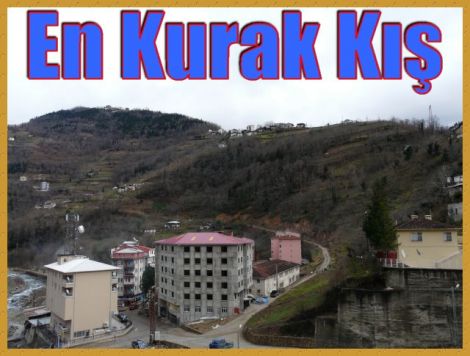 50 Yılın En Kurak Kışı 2