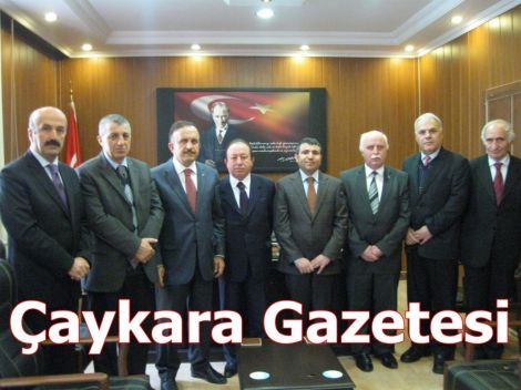 Çaykara Kaymakamına Ziyaret 2 Çaykara Kaymakamına Ziyaret 2