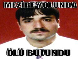 Mezire Yolunda Ölü Bulundu