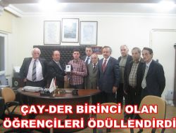 Çay-Der’den Başarılı Öğrencilere Ödül