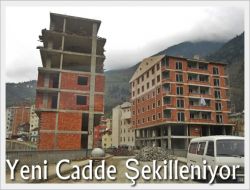 Çaykara Yeni Cadde ile Güzelleşiyor