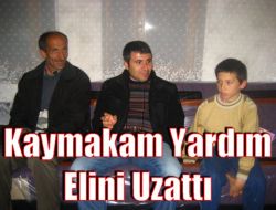 Kaymakamdan Yangına Yardım