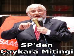 SP’den Çaykara Mitingi