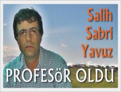 Salih Sabri Yavuz Profesör Oldu