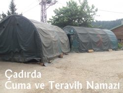Çadırda Teravih Namazı