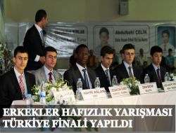 Hafızlar TÜrkiye Finali Yapıldı