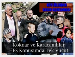 Karaçam ve Köknarlılardan HES Açıklaması