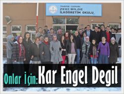 Kar Kış Demeden Hedefe Yürüyorlar