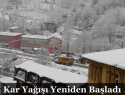 Kar Yağışı Yeniden Başladı