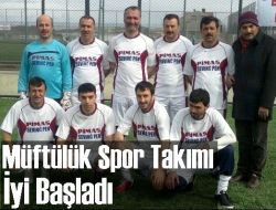 Çaykara Müftülüğü Futbol Takımı İyi Başladı