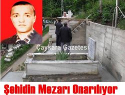 Şehidin Mezarı Onarılıyor