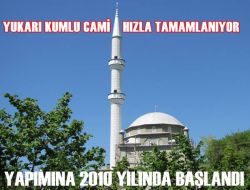 Yukarı Kumlu Köyü Camii Tamamlanmak Üzere