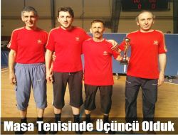 Çaykaraspor Masa Tenisinde 3. Oldu