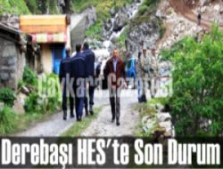 Derebaşı HES’te Son Durum