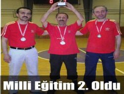 Teniste Çaykara Milli Eğitim 2. Oldu