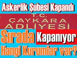Adliye Kapanıyor Sırada Hangi Kurum Var?