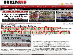 Haberimiz Habererk’te