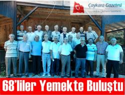 68’liler Yemekte Buluştu