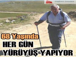 Her Gün 20 Km Yürüyor
