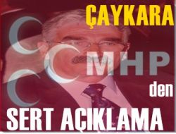 Çaykara MHP’den Açıklama