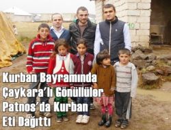 Çaykaralı Gönüllüler Kurban Eti Dağıttı 1 Çaykaralı Gönüllüler Kurban Eti Dağıttı 1
