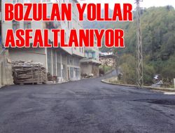 Yollar Asfaltlanıyor