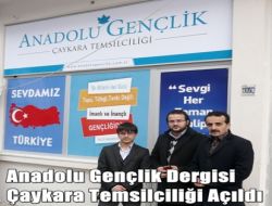 Anadolu Gençlik Dergisi Temsilciliği Açıldı
