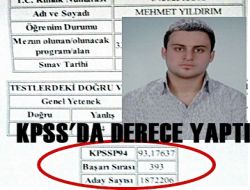 KPSS’de Derece Yaptı