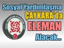 Çaykara’da İş İmkanı: ÇSYDV Eleman Alacak