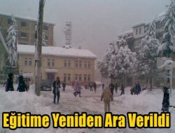 Çaykara’da Kar Nedeniyle Eğitime Yeniden Ara Verildi