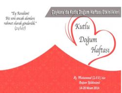 Çaykara’da Kutlu Doğum Haftası Etkinlikleri