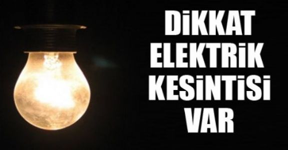 Çaykara’da Elektrik Kesintisi