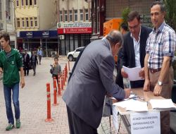 Çaykara’da Hastane İçin İmza Kampanyası