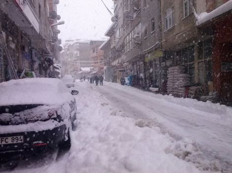Kar Yağışı Hayatı Felç Etti 2