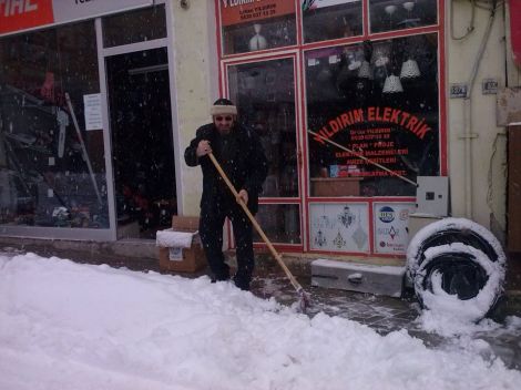 Kar Yağışı Hayatı Felç Etti 3