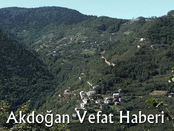 Akdoğan’da Hamit Aydın Bilgin vefat etti