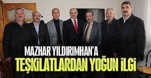 Mazhar Yıldırımhan’a teşkilatlardan yoğun ilgi