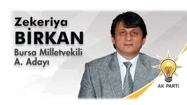 Zekeriya Birkan Bursa’dan Ak Parti  Aday Adayı