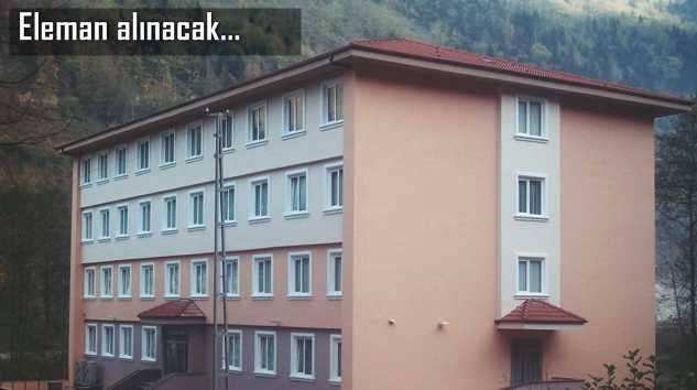 Çaykara’daki kız öğrenci yurduna elemanlar alınacak
