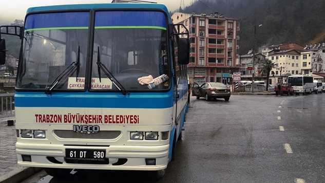 Büyükşehirden Çaykara-Trabzon arasına günde tek sefer