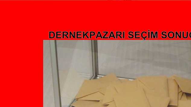 Dernekpazarı seçim sonucu